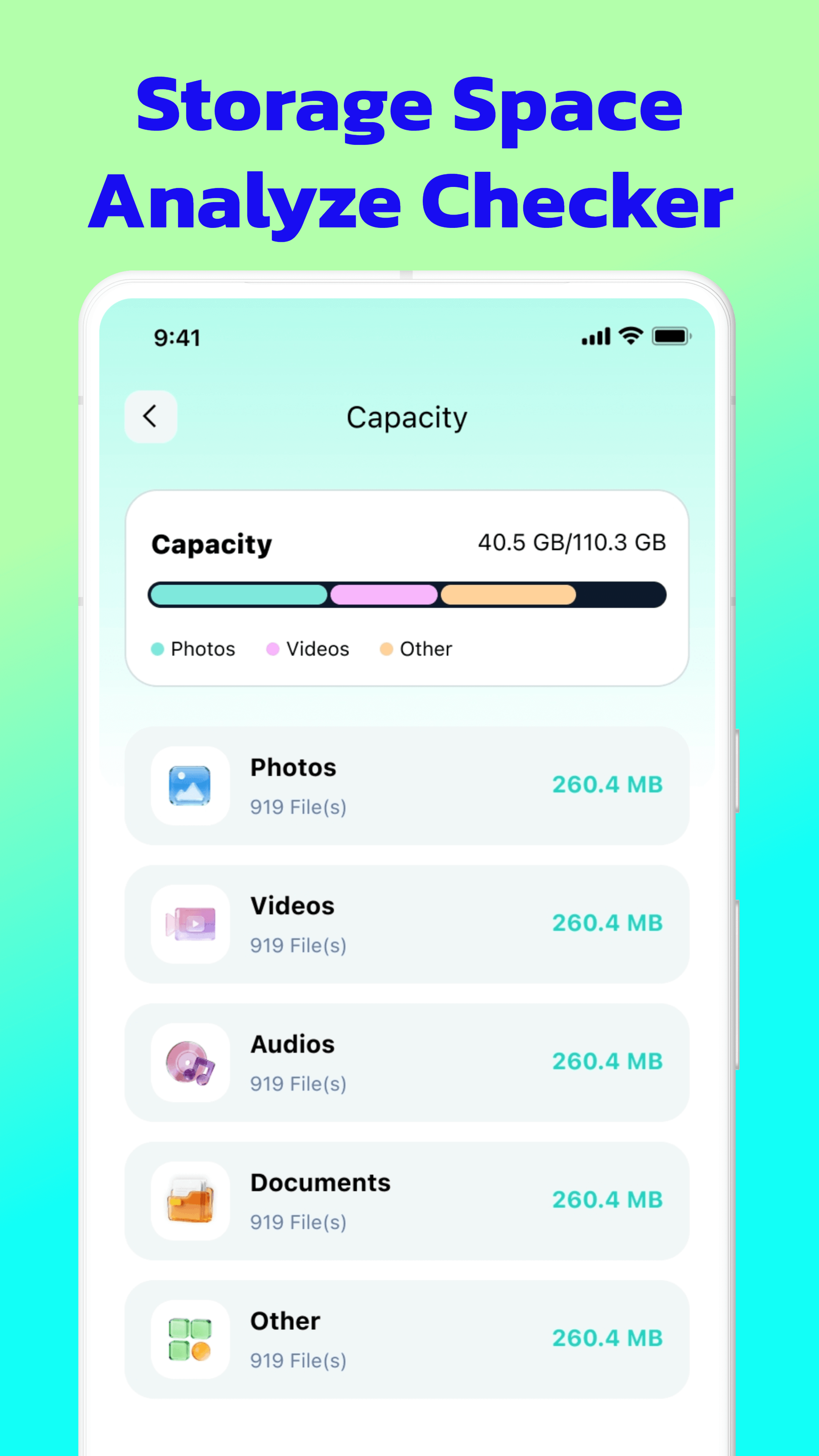 Storage Space Analyze